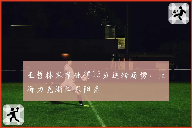 王哲林末节独得15分逆转局势，上海力克浙江东阳光
